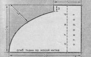 Выкройки и инструкция по шитью косынки для девочек и женщин