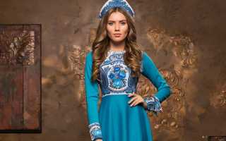 Выкройки и пошив славянской рубахи и русского платья для женщины