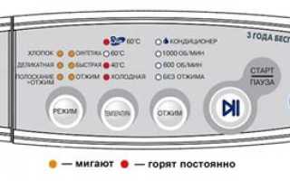 Коды ошибок 6Е, EB, BE, BE1, BE2, BE3 в стиральной машине Самсунг