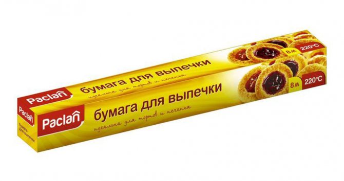 Бумага для выпечки в упаковке