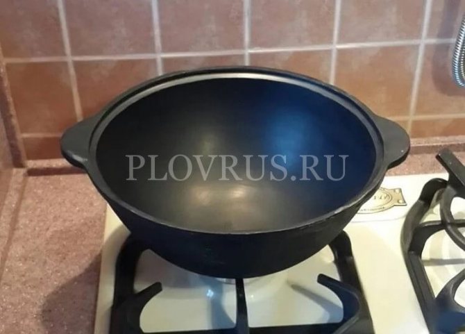 Как мыть казан после приготовления плова