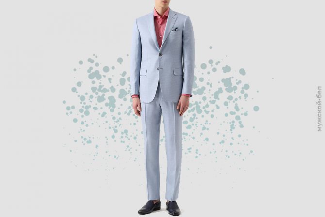 Костюм BRIONI из смеси кашемира и шелка