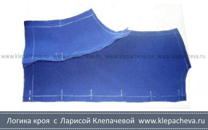 Предварительно скалываем булавками